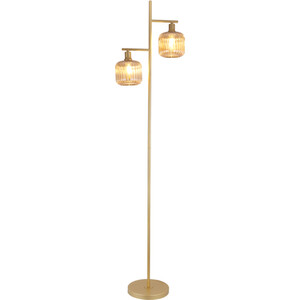 Micah Floor Lamp - Champagne and Gold