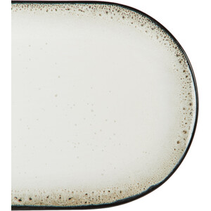 Kyanite Large Serving Platter - White and Black