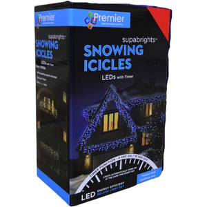 LED Christmas Lights Snowing Icicle brights by Samuel Alexander
