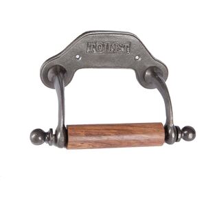 W180mm Industrial Toilet Roll Holder Raw - Raw by Hammer and Tongs