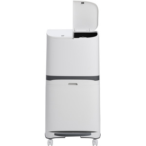 Bin Double Layer Pedal Recycling Unit - White by Kidkid
