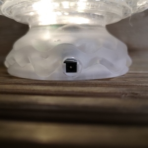 30cm Dual Power LED Water Spinner Christmas Tree With Warm White LEDs - White water spinner by Samuel Alexander