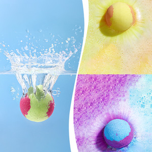 Three-layered DIY Bath Bomb Set - Purple by Livingandhome