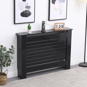 HMD Black High Gloss Radiator Cover - High Gloss Black / Medium by HMD Furniture