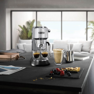 DeLonghi Dedica Arte Manual Coffee Machine - Silver by DeLonghi