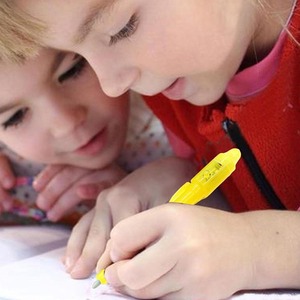 2PCS Invisible Ink Secret Message Pens Set with Light - Yellow by UMKY