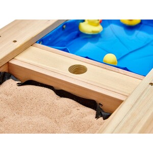 Wooden Sand & Water Picnic Table - Brown by Plum