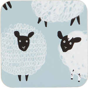 Highland Flock Placemat and Coaster Set - Multicolour