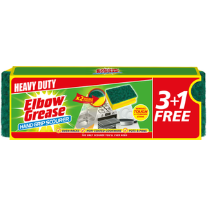 Pack of Four Elbow Grease Handgrip Scourers by Elbow Grease