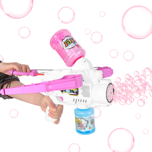 Bow Arrow Bubble Maker Water Gun Toy - pink