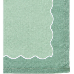 Pack of 4 Wave Edge Napkins - Multicolour