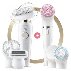 Braun Silk-epil 9 Flex 9-100 Beauty Set - Epilator - White by Braun