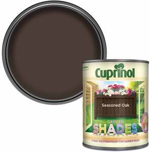 Cuprinol Garden Shades Paint - Seasoned Oak / 1l by Cuprinol