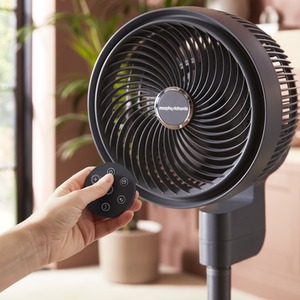 Morphy Richards Air Flex 9 inch Air Circulating Pedestal Fan - Grey by Morphy Richards