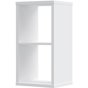 Mauro 1-Shelf Unit - Gloss White by Furniture To Go