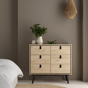 Ry 3 Piece Bedroom Set - Jackson Hickory Oak