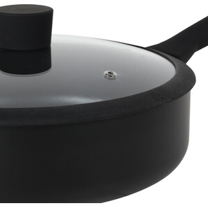 Ayano Soft Touch Non-Stick Sauté Pan with Lid by Ayano by Kitchenmaster
