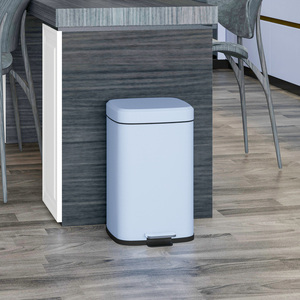 HOMCOM Kitchen Pedal Bin Fingerprint Proof by HOMCOM