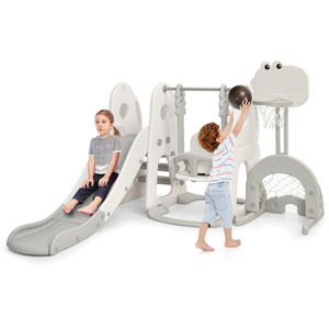 5 in 1 Climber Slide Playset by Costway