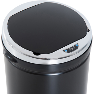 HOMCOM Stainless Steel Automatic Sensor Waste Bin - Black / 32l / 42l by HOMCOM