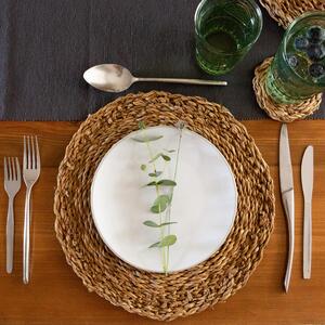 30cm Round Woven Seagrass Placemats Pack of 6 - Brown by Argon Tableware