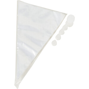 Pack of 20 Disposable Double Icing Bags - White