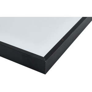 Arched Black Aluminum Alloy Frame Wall Mirror - Clear / 40cm / 60cm by Livingandhome