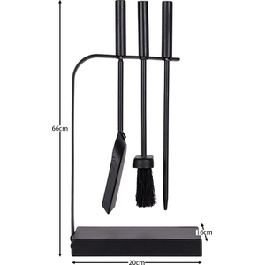 4 Piece Aston Companion Set - Black by Vida Designs