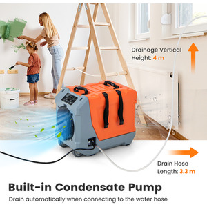 Crawl Space Dehumidifier with Pump by Costway