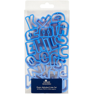 26 Piece Plastic Alphabet Set - Light Blue