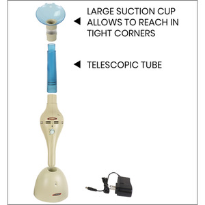 Koolatron 24 Inch Electric Bug Vacuum - White by Lentek