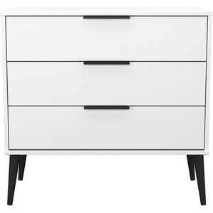 Tulsa Ready Assembled 3 piece Furniture Pack - White Ash