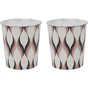Spiral Waste Paper Bin by JVL