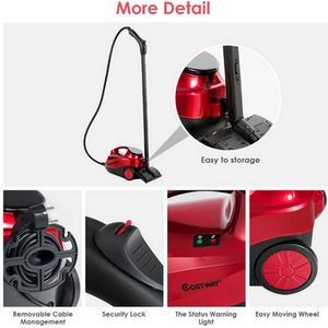 Multipurpose Steam Cleaner with 20 Accessories by Costway
