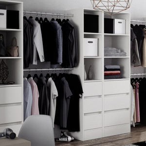 Spacepro 450mm Tower Unit with 3 Drawers - White by Spacepro