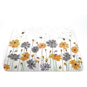 Set of 6 Summer Bees Placemats - White by Impress