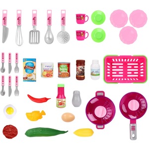 Kitchen Play Set with Lights and Sound by deAO