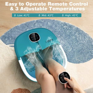 Foot Spa Bath Massager - Blue by Costway