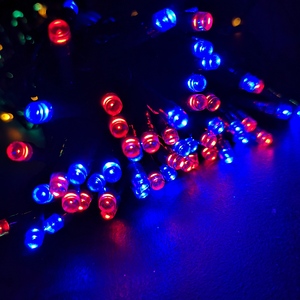 LED Christmas Multi Function Battery Lights with Timer - Multicolour by Samuel Alexander