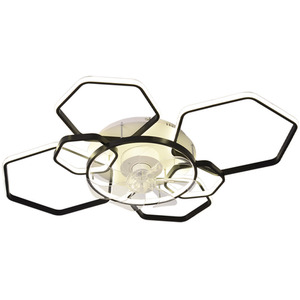 Ceiling Fan Light with App and Remote Control by Livingandhome