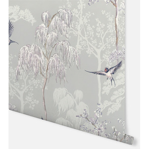 Arthouse Japanese Garden Wallpaper - Grey by Arthouse