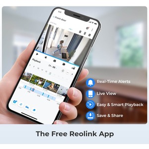 Reolink 4K Plus UHD NVR PoE AI 8ch 4 Dome Kit 2TB - White/Black by Reolink