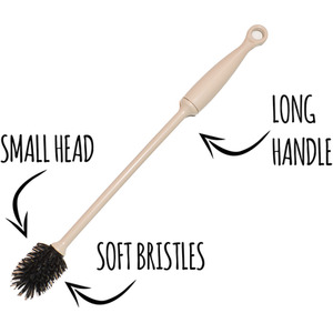 Greener Cleaner Bottle Brush (Recycled Plastic) - Cream by Greener Cleaner