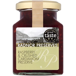 Raspberry and Crushed Cardamom Preserve - Red by Radnor Preserves