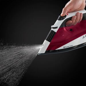 2400W Auto Steam Iron Red - Red by Russell Hobbs