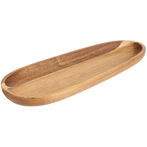 Acacia Wood Serving Platter - Natural / Long