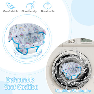 6 in 1 Anti-Rollover Toddler Walker - Blue by Costway