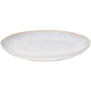 White Textured Plate - White / Dinner Plate