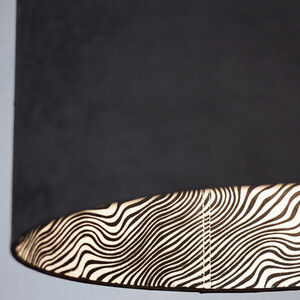 Black Zebra Shade - Black and White