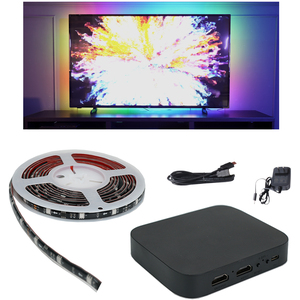 Smart RGBIC TV Backlight Strip - Black by ValueLights